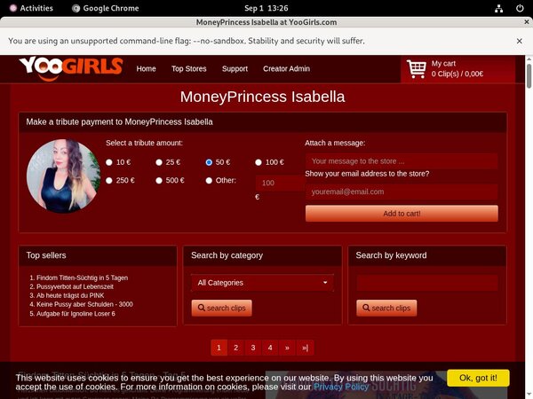 Acc MoneyprincessIsabell