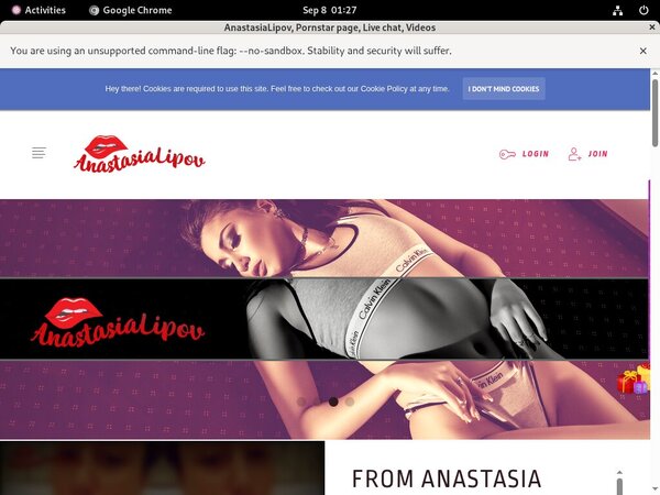 Account Premium Anastasialipov.modelcentro.com