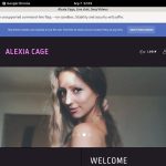 Alexiacage Promo Tour