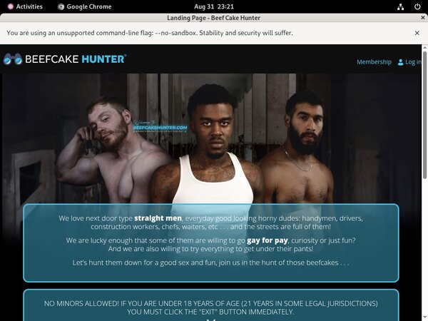 Beefcakehunter.com Trial Membership $1