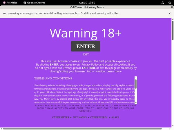 Caliteens Free Username