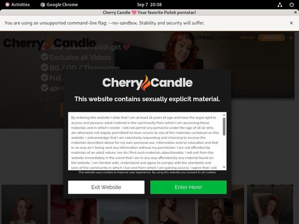 Cherrycandle Wallpaper