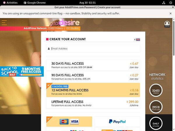 Digital Desire Discount Login