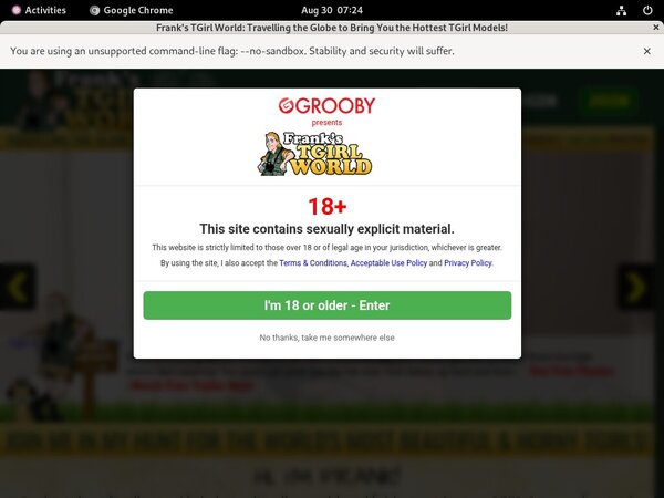 Discounts Franks T-Girl World