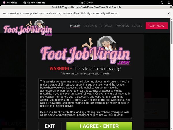 Footjobvirgin.com Free Collection