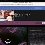 Free Account For Alice Kitten