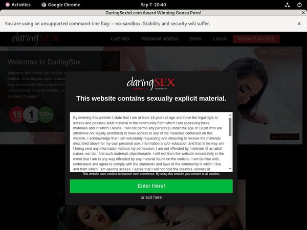 Free Trial Daringsexhd.com Discount