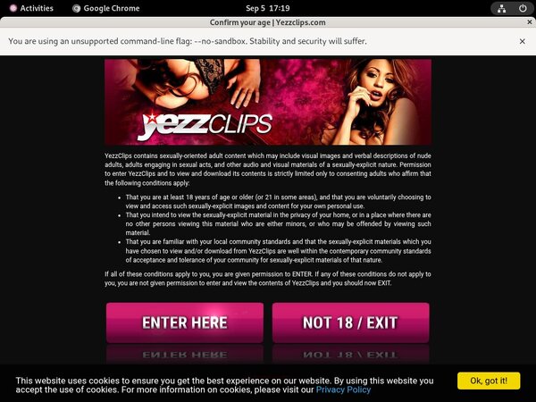 Free Yezzclips.com Account