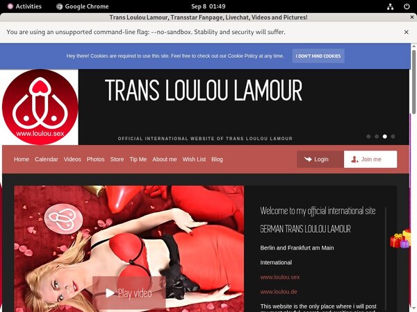 Get A Free Trans Loulou Lamour Account