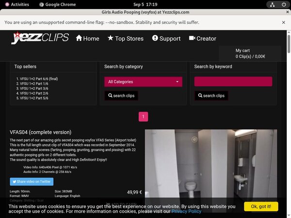 Girls Audio Pooping (voyfox) ???