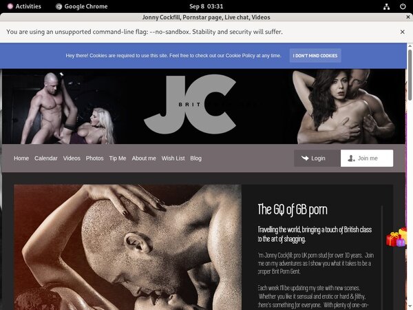 Jonnycockfill.modelcentro.com Get An Account