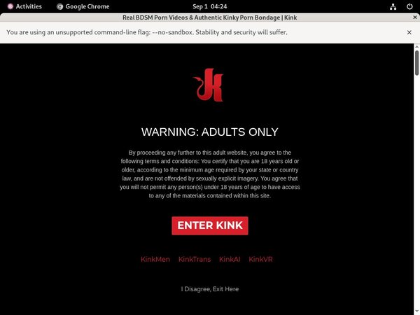 Kink Unlimited Site Passwords
