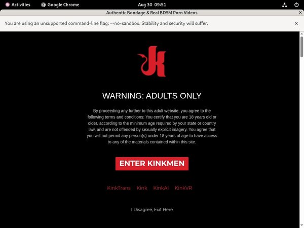 Kinkmen Discount Form