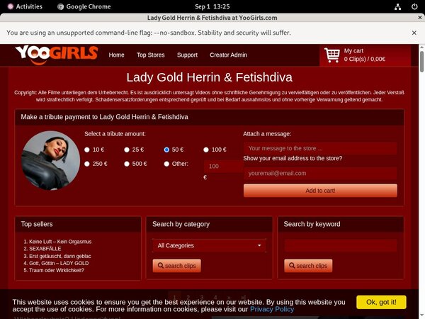 LadyGoldFetishdiva Free Logins 2018 LadyGoldFetishdiva Free Logins 2018