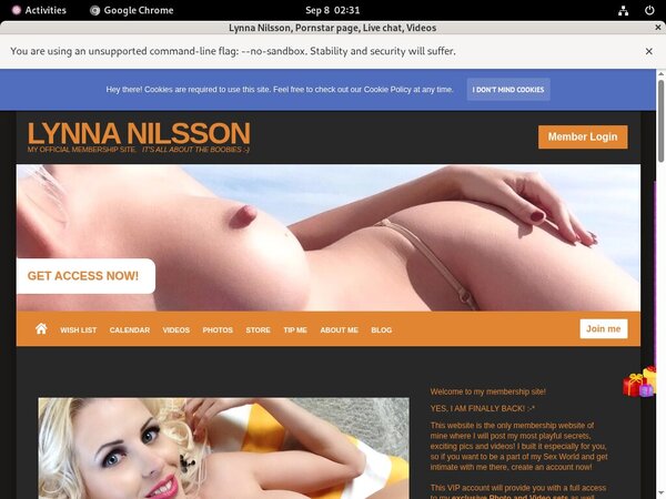 Lynna Nilsson Password Premium