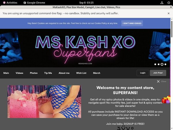 Mskandykash.modelcentro.net Free Try