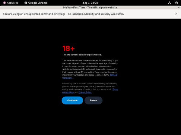 My Very First Time Password Free