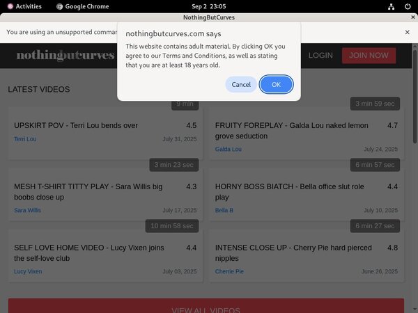 Nothingbutcurves.com Stolen Password
