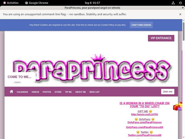 Paraprincess.com Free Premium Passwords
