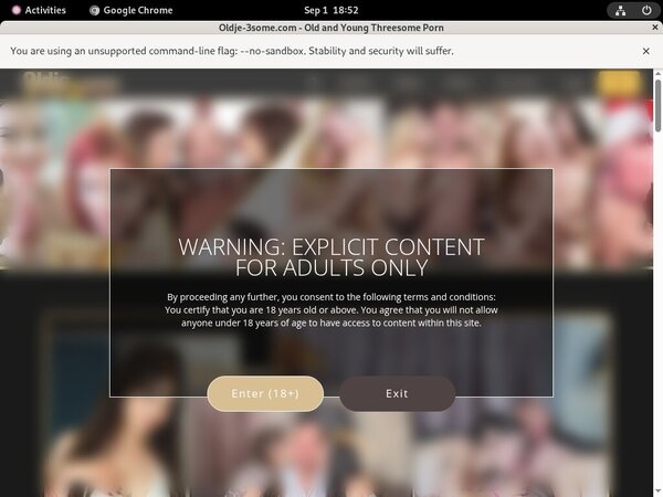 Porn Pass Oldje-3some.com