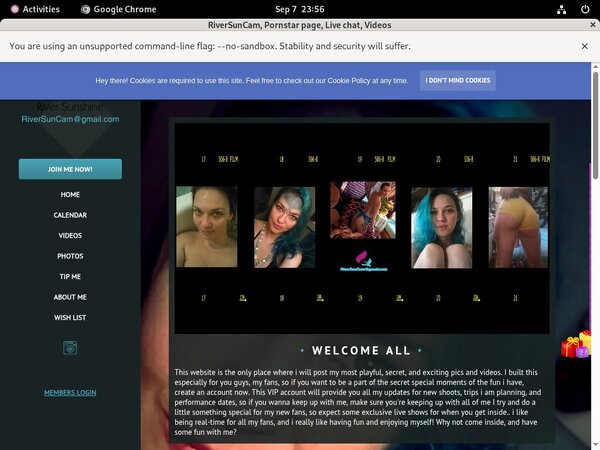 Riversuncam.modelcentro.com Registration Form