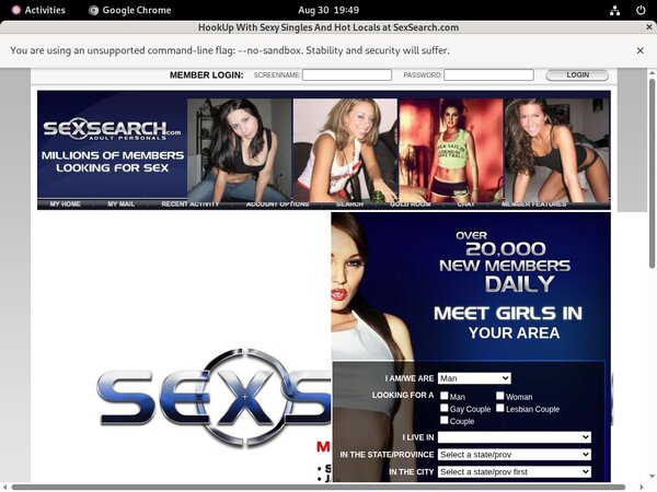 Sexsearch Paypal Options