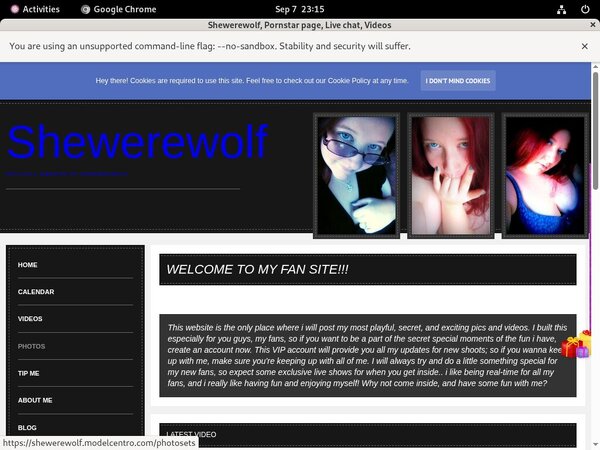 Shewerewolf.modelcentro.com Password Bugmenot