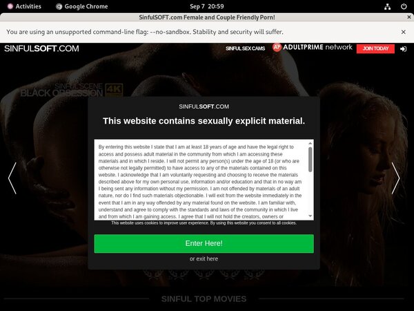 Sinful Soft With European Credit Card