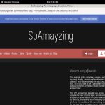 SoAmayzing Create Account