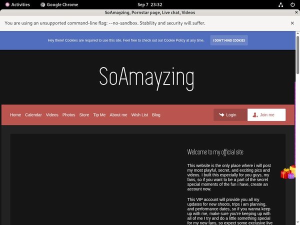 SoAmayzing Create Account