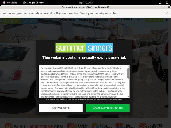 Summersinners Paypal Signup