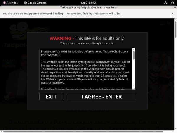 Tadpolexstudio.com Pornstar