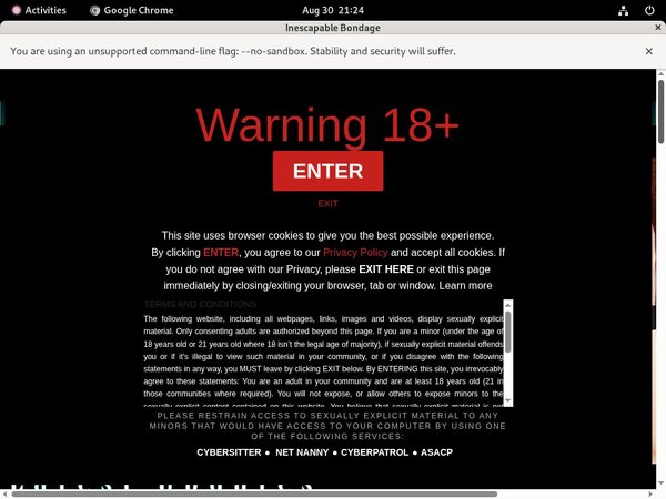 Trial Membership For Inescapable Bondage