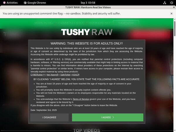 Tushy Raw Register Form