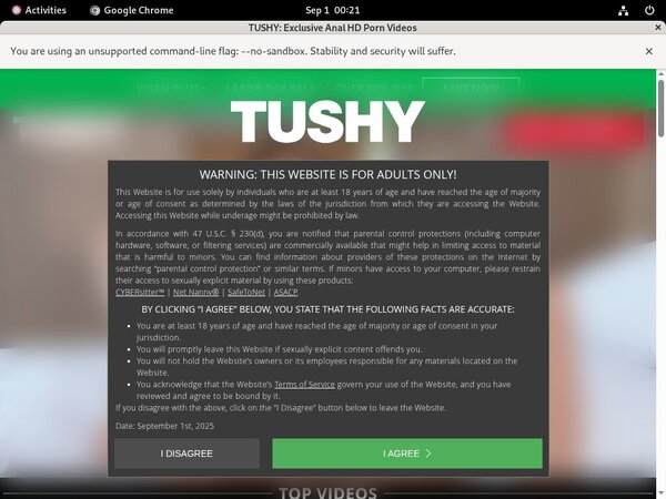 Tushy.com Alternate Payment