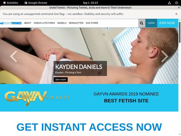 Twinks Undie Premium Password