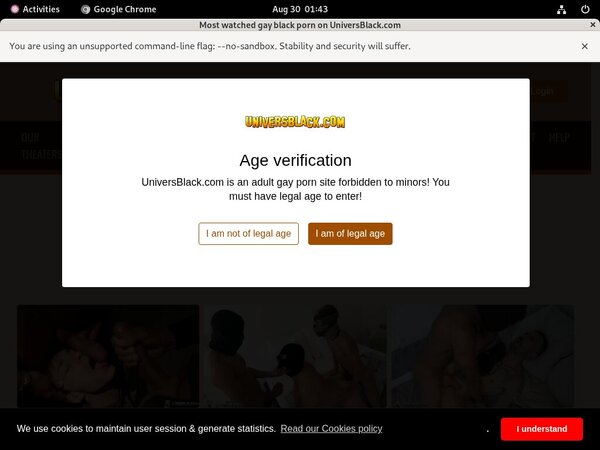 Univers Black Username