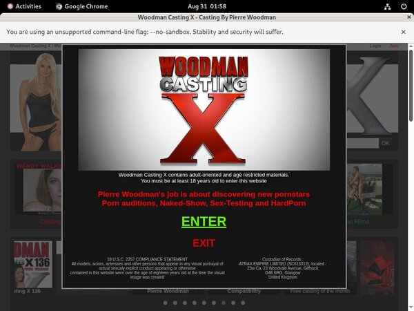 Woodmancastingx.com Trial Membership